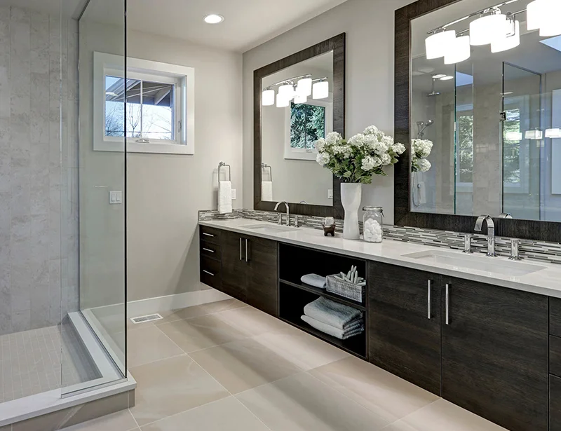 Remodeled bathroom