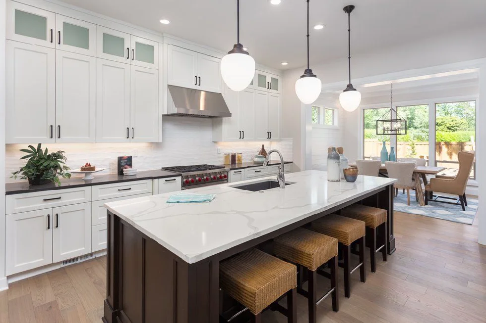 Remodeled kitchen