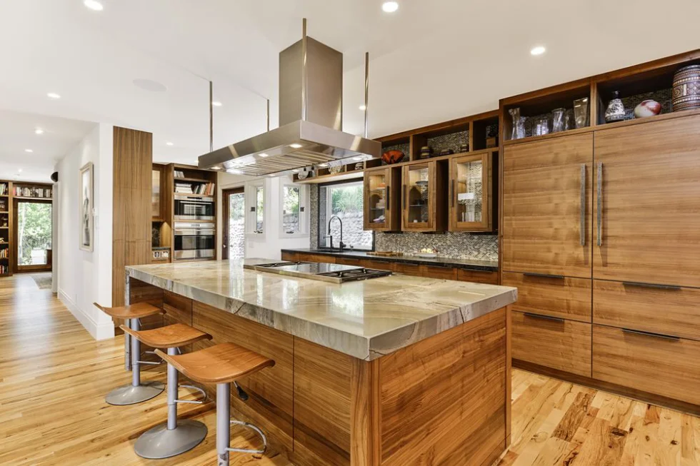 Remodeled kitchen